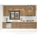 Reka Bentuk Baru Kabinet Dapur Maple Shaker Moden Modern